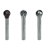 Tungsten carbide rotary burrs shape D ball type 