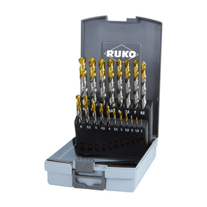 RUKO HSS-TIN Twist Drill Set