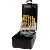 TERRAX Drill Set HSS with TiN Coating